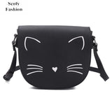 SCOFY Cat Prints Shoulder Bag for Women Girls Crossbody Bags