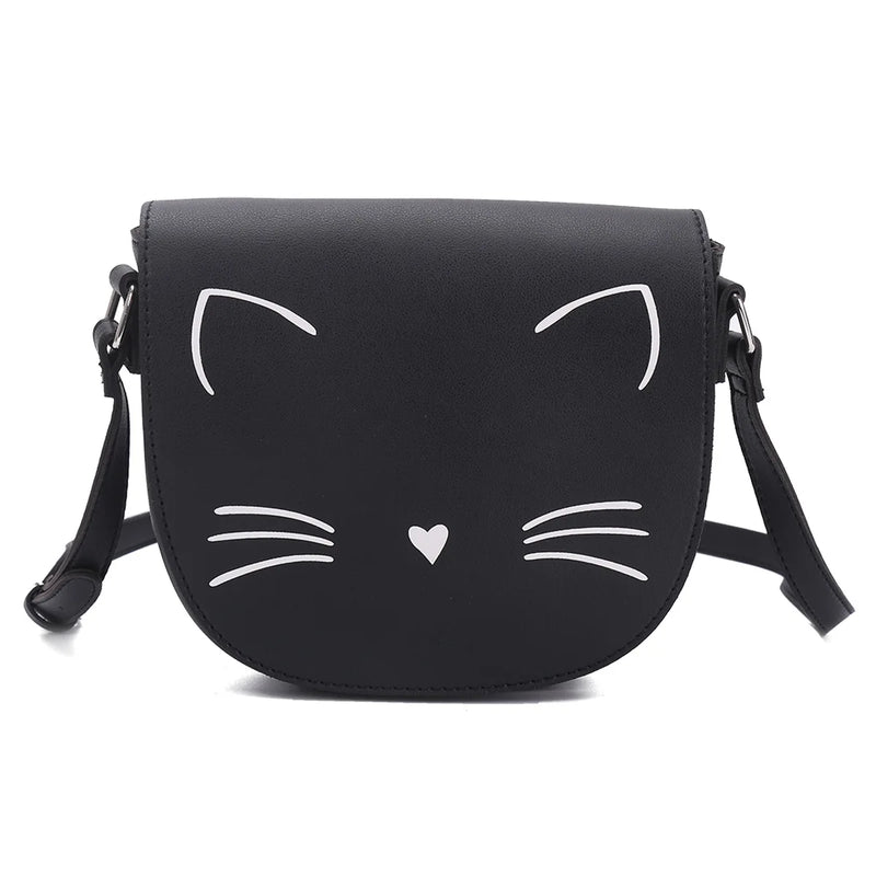SCOFY Cat Prints Shoulder Bag for Women Girls Crossbody Bags