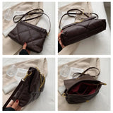 SCOFY Geometric Mini Chain Messenger Bag for Women