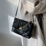 SCOFY Geometric Mini Chain Messenger Bag for Women