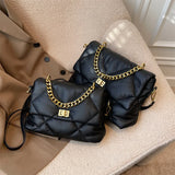 SCOFY Geometric Mini Chain Messenger Bag for Women