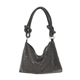 SCOFY Diamond Party Wedding Clutch Tote Bag Purses Handbags Women Rhinestones