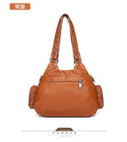 SCOFY High Woman Messenger Bag Soft Leather Handbags Famous Women Shoulder Tote