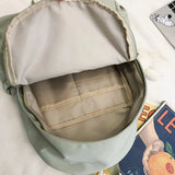 Waterproof Nylon Women Backpack Casual School Backpack For Teenage Girl