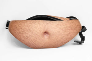 3D Belly Pockets Belt Bag Novelty Men Beer Belly Waist Bag