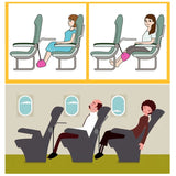 Portable Travel Footrest Flight Carry-on Organizer