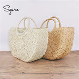 Summer Straw Handbag Famous Brand Beach Shoulder Bag