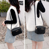 Tassel Small Messenger Bag Lingge Embroidery Female Shoulder