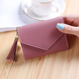 Short Tassel Wallet Female Mini Purse Lovely Small for Girls