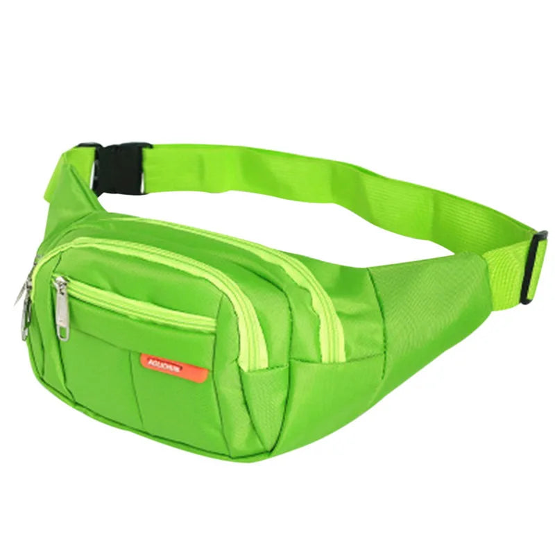 6 Colors Unisex Waist Bum Bag Travel Phone Money Pouch Belt Bags