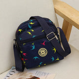 Waterproof Nylon Crossbody Multi-layer Small Messenger Bag