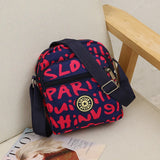 Waterproof Nylon Crossbody Multi-layer Small Messenger Bag