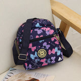 Waterproof Nylon Crossbody Multi-layer Small Messenger Bag