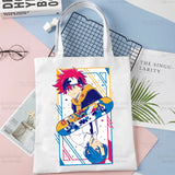 SK8 The Infinity Canvas Tote Eco Bag Anime Skate Boys Shoulder Beach Shopper