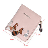 Leather Women Wallets Slim Female Korea Wallet Ladies Small Purses Money Bag