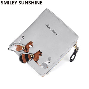 Leather Women Wallets Slim Female Korea Wallet Ladies Small Purses Money Bag