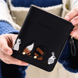 Leather Women Wallets Slim Female Korea Wallet Ladies Small Purses Money Bag