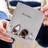 Leather Women Wallets Slim Female Korea Wallet Ladies Small Purses Money Bag