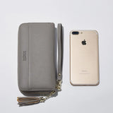 Tassel Long Zipper Women Wallets Clutch Purse Money Bags