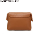 Small Women Messenger Bags Ladies Mini Handbag Crossbody Bags Brown
