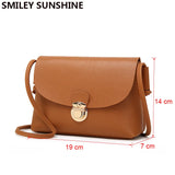 Small Women Messenger Bags Ladies Mini Handbag Crossbody Bags Brown