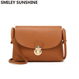 Small Women Messenger Bags Ladies Mini Handbag Crossbody Bags Brown