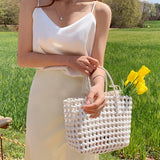 Hand-Woven Messenger Bag Single Shoulder Beach Bag