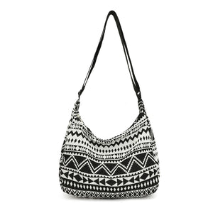 Canvas Shoulder Bag Art Paintings Print Crossbody for Women