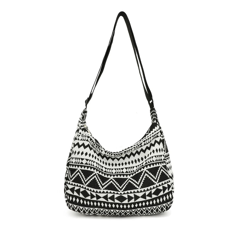 Canvas Shoulder Bag Art Paintings Print Crossbody for Women