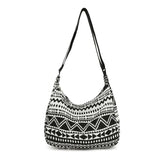 Canvas Shoulder Bag Art Paintings Print Crossbody for Women