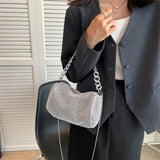 Diamonds Knitting Shoulder Bags CrossBody Bag