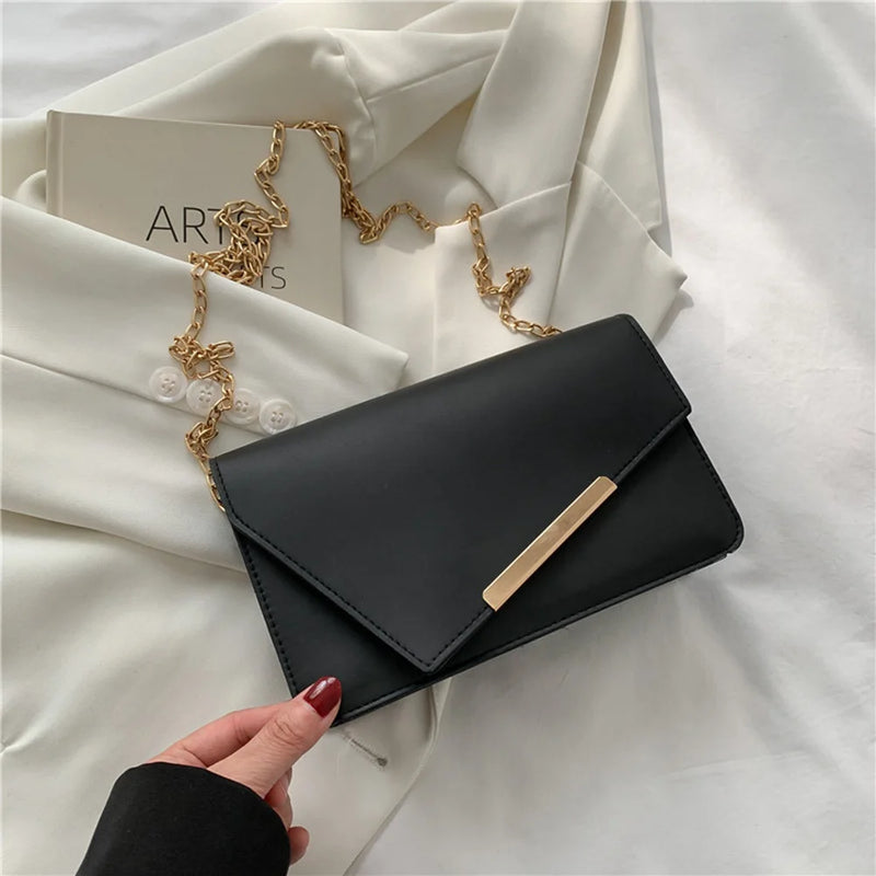 Small Flap Crossbody Bag Chain Strap Shoulder Bag