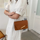 Small Flap Crossbody Bag Chain Strap Shoulder Bag