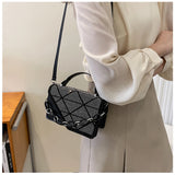 YK2 Diamond Patchwork Crossbody Bag for Women Small Flap Bag
