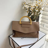 Stone Pattern Clutch Envelope Crossbody Bag Soft Women's Bag