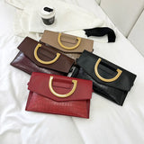 Stone Pattern Clutch Envelope Crossbody Bag Soft Women's Bag