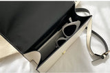 Weave Small PU Leather Cross Body Bag For Women