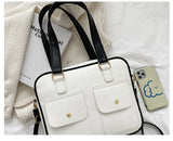 Women's Pu Leather Briefcases Shoulder Bag