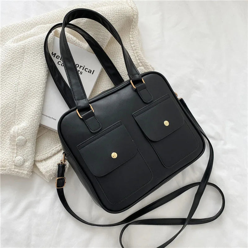 Women's Pu Leather Briefcases Shoulder Bag