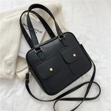 Women's Pu Leather Briefcases Shoulder Bag