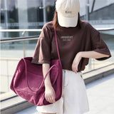 Canvas Women Bag Large Shoulder Bag Casual Tote Shopping Bags Handbags Ladies