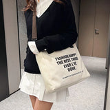 Canvas Women Handbags Cross Bag Youth Casual Ladies Large Capacity Shoulder Bag