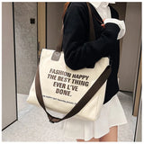 Canvas Women Handbags Cross Bag Youth Casual Ladies Large Capacity Shoulder Bag