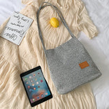 Casul Flax Patchwork Women Bag Ladies Messenger Bags Outdoor Shoulder Bag Purse