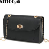 Small Flap Bag Women's Handbag PU Leather Chain Shoulder Bag