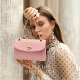 Small Flap Bag Women's Handbag PU Leather Chain Shoulder Bag