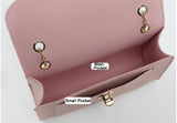 Small Flap Bag Women's Handbag PU Leather Chain Shoulder Bag