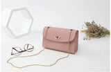 Small Flap Bag Women's Handbag PU Leather Chain Shoulder Bag