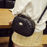Diamond Lattice Crossbody Bags High Capacity Shoulder Bag Handbag