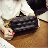 Diamond Lattice Crossbody Bags High Capacity Shoulder Bag Handbag
